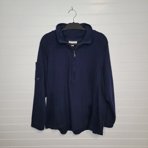 Coldwater Creek Tops - Coldwater Creek Plus Size 2X Top Sweatshirt Pullover Preppy Nautical Casual Easy